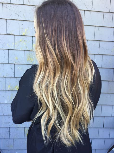 blonde to dark ombre hair